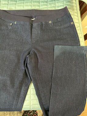 Chico's Women's Skinny Jeans in Dark Navy